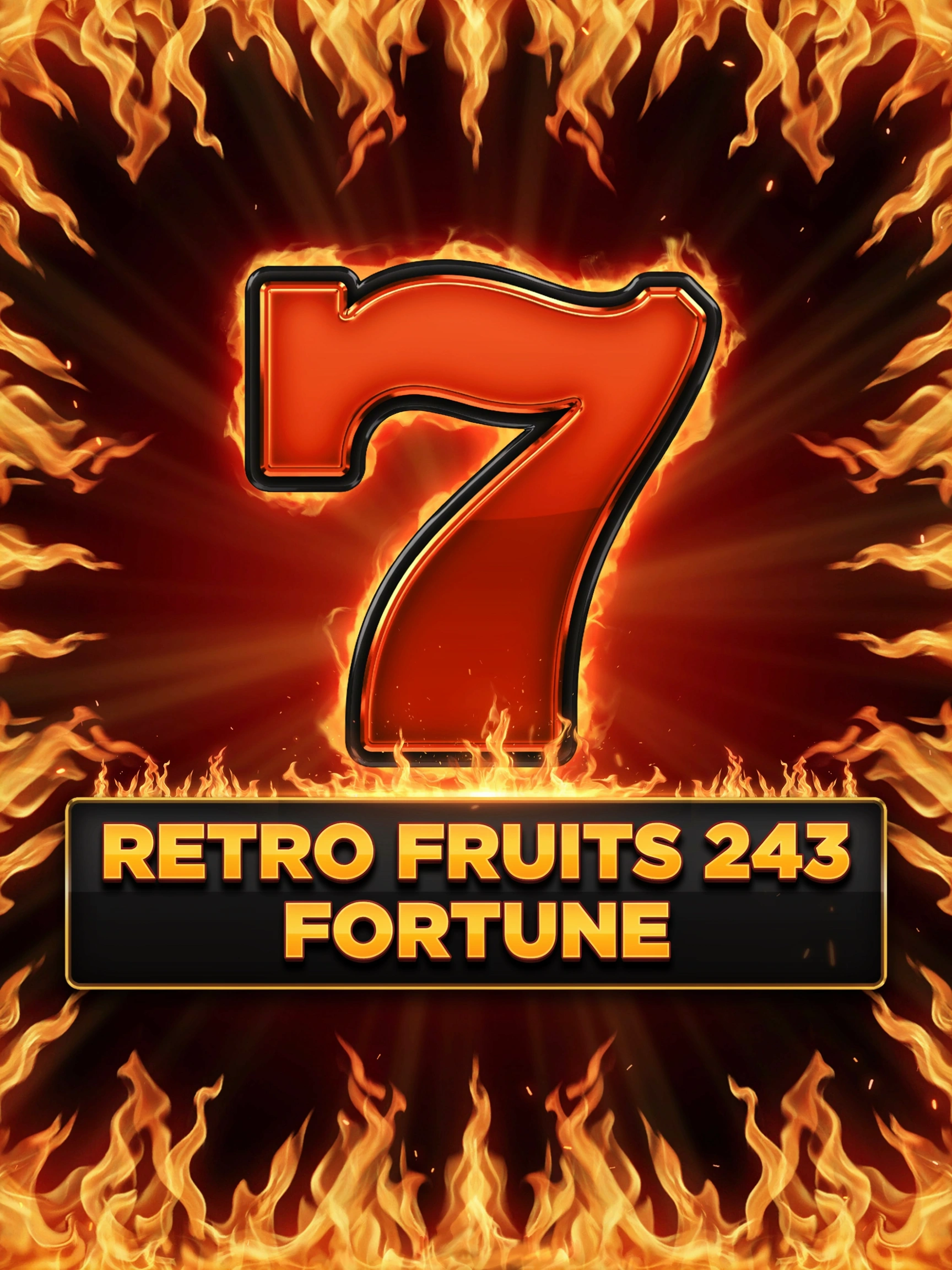 Game art for the Retro Fruits 243 Fortune pokie
