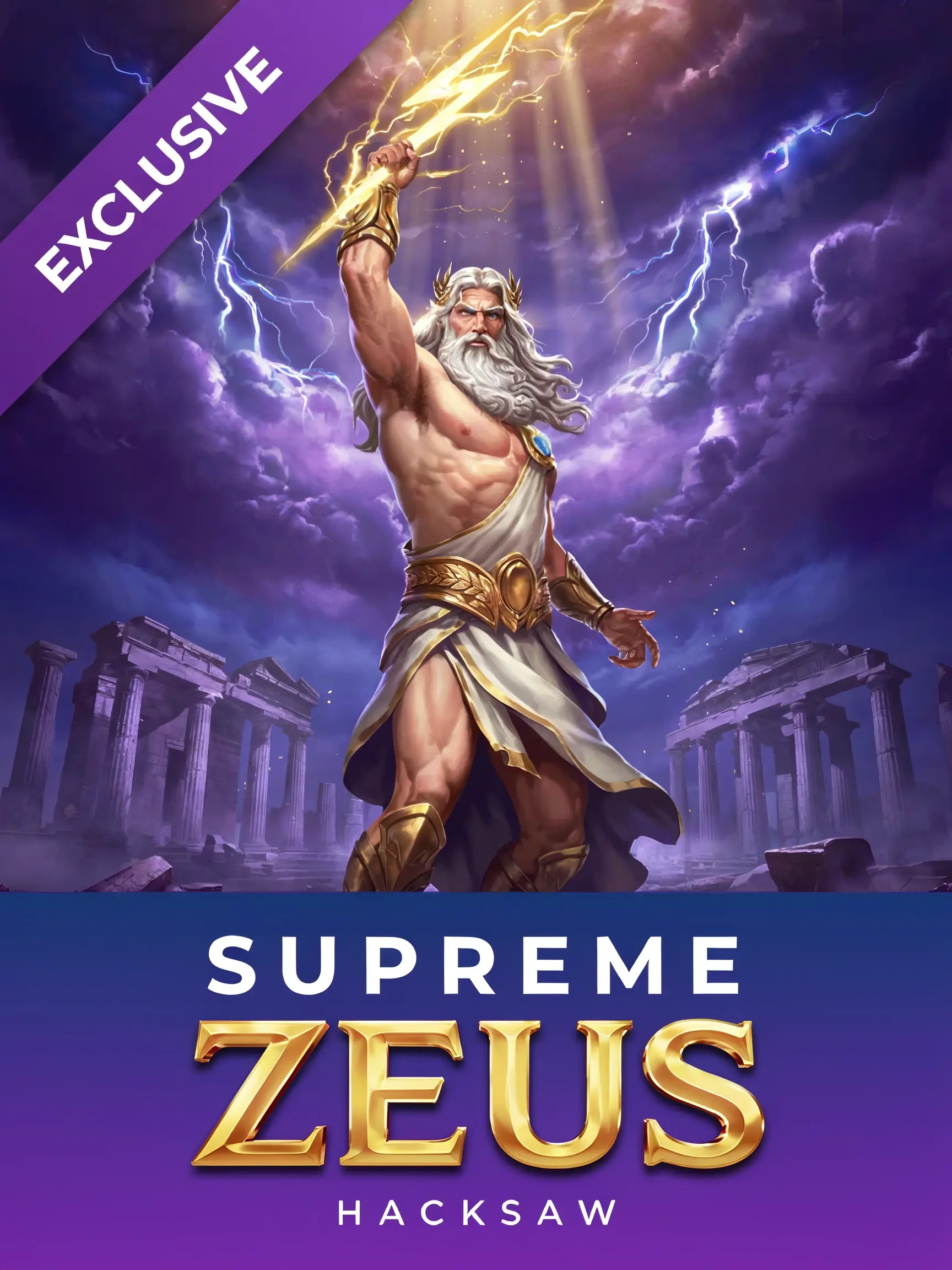 Promo art for the Supreme Zeus pokie